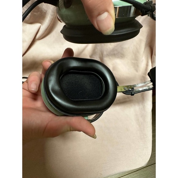 David Clark H10-20 Aircraft Pilot Dual Connector Headphones W/Mike And Carry Bag - Picture 3 of 9